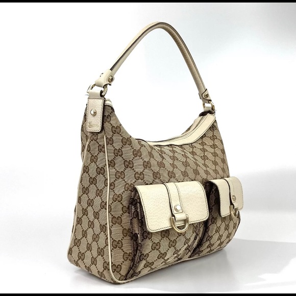 Gucci Abbey Hobo canvas 100% authentic - Picture 2 of 9